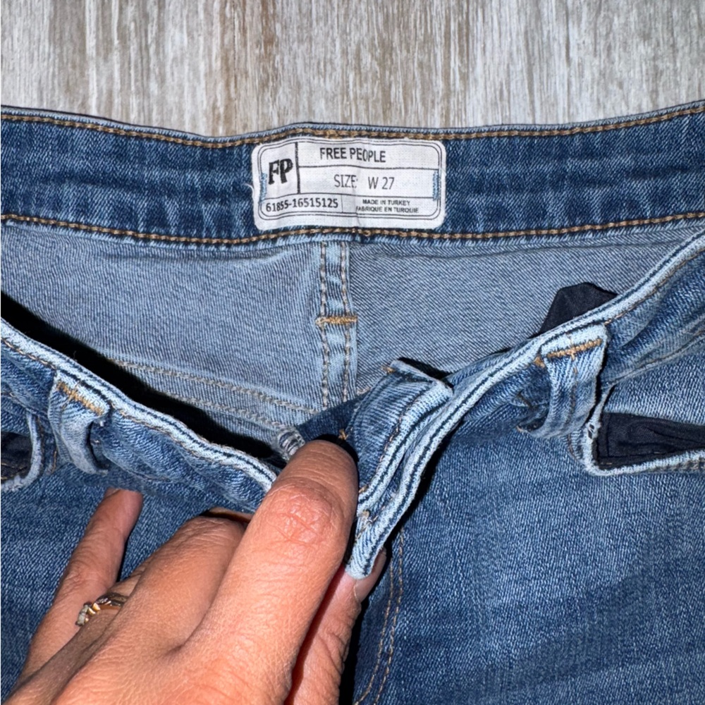 Free People Classic Blue Denim Pants